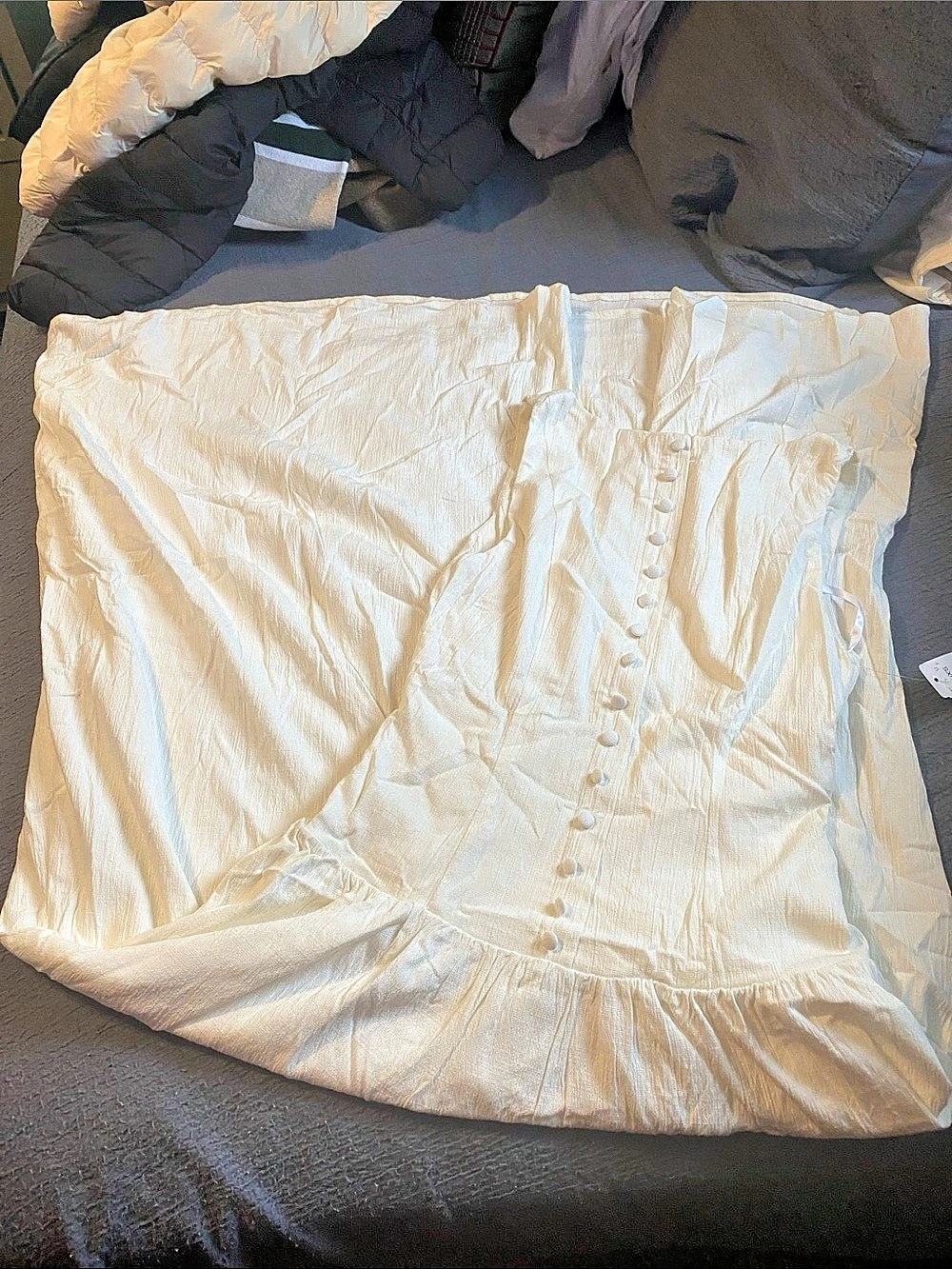 Fox's Maxi Dress in White Size Medium